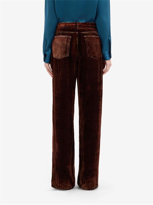 Wide-leg viscose and silk trousers PIERRE-LOUIS MASCIA | PT12699512524/102